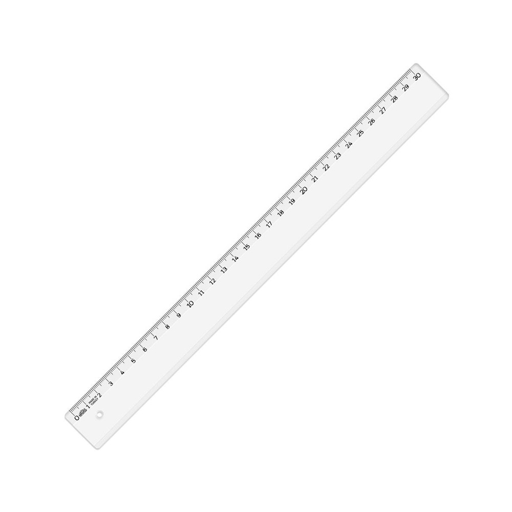 Hatas Cetvel Geniş Pp Fancy Şeffaf 30 cm