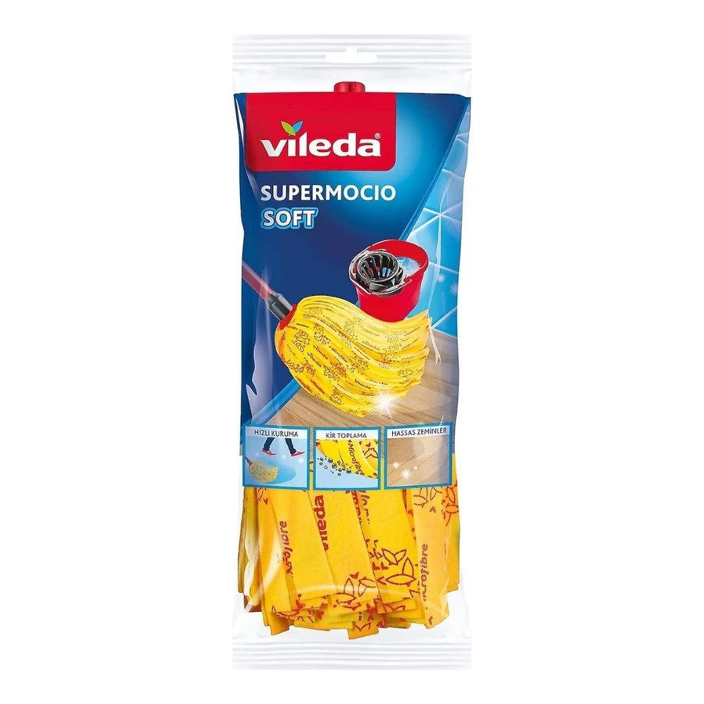 Vileda Paspas Yedek Süper Soft Klasik Sarı