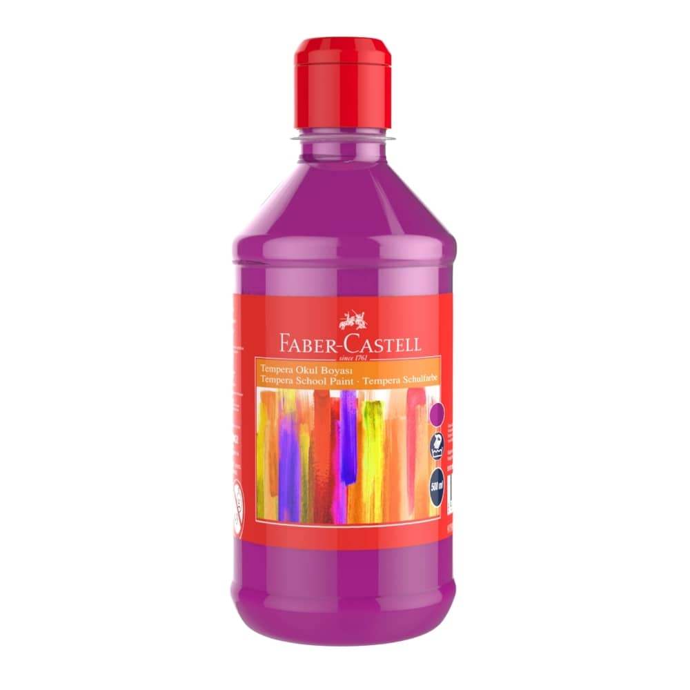 Faber-Castell Okul Boyası 500 ml Tempera Pembe