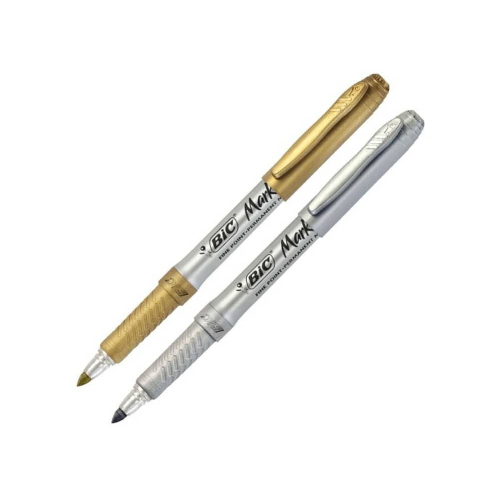 Bic Davetiye Kalemi Marking Altın-Gümüş Karışık Adet