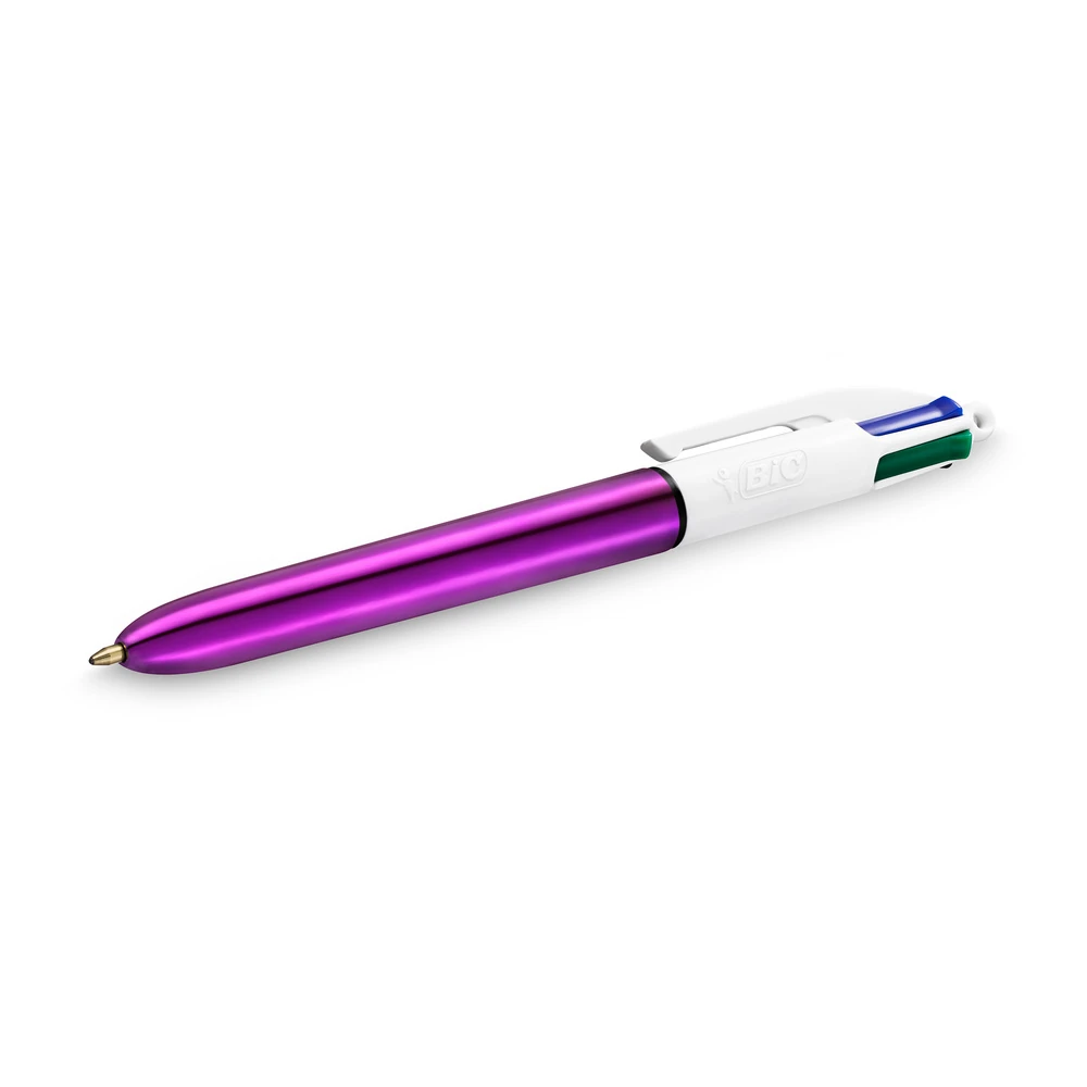 Bic Tükenmez Kalem 4 Colours Shine Mor Gövde