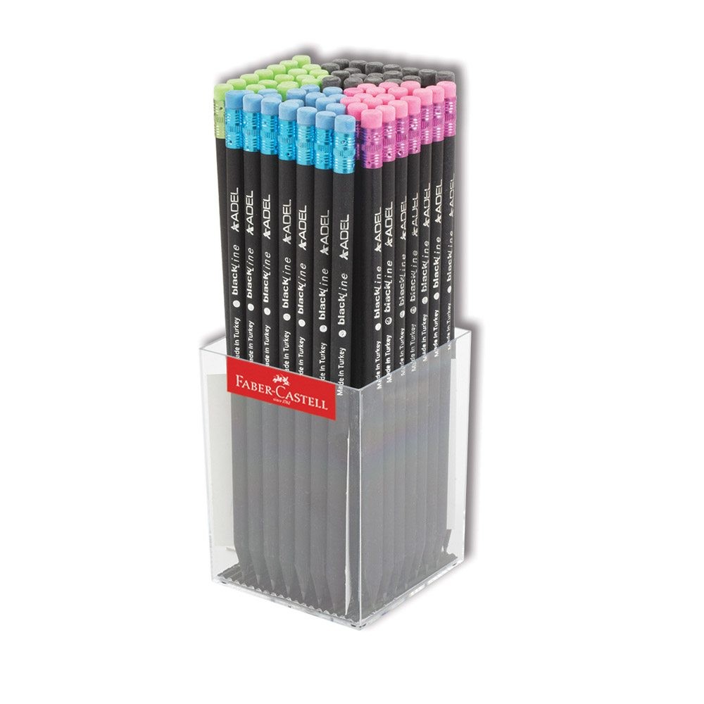 Faber-Castell Kurşun Kalem Blacklead Gövdeli Silgili HB Siyah