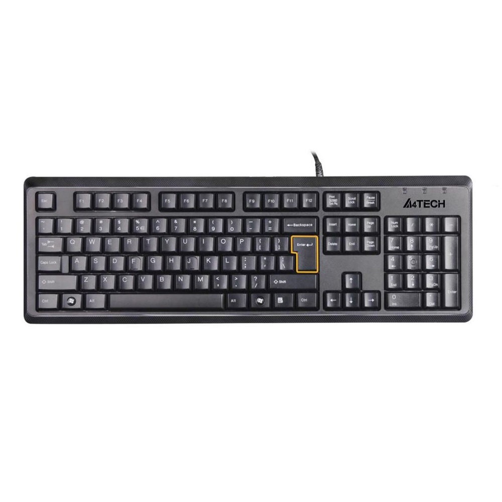A4 Tech Klavye USB Q Siyah