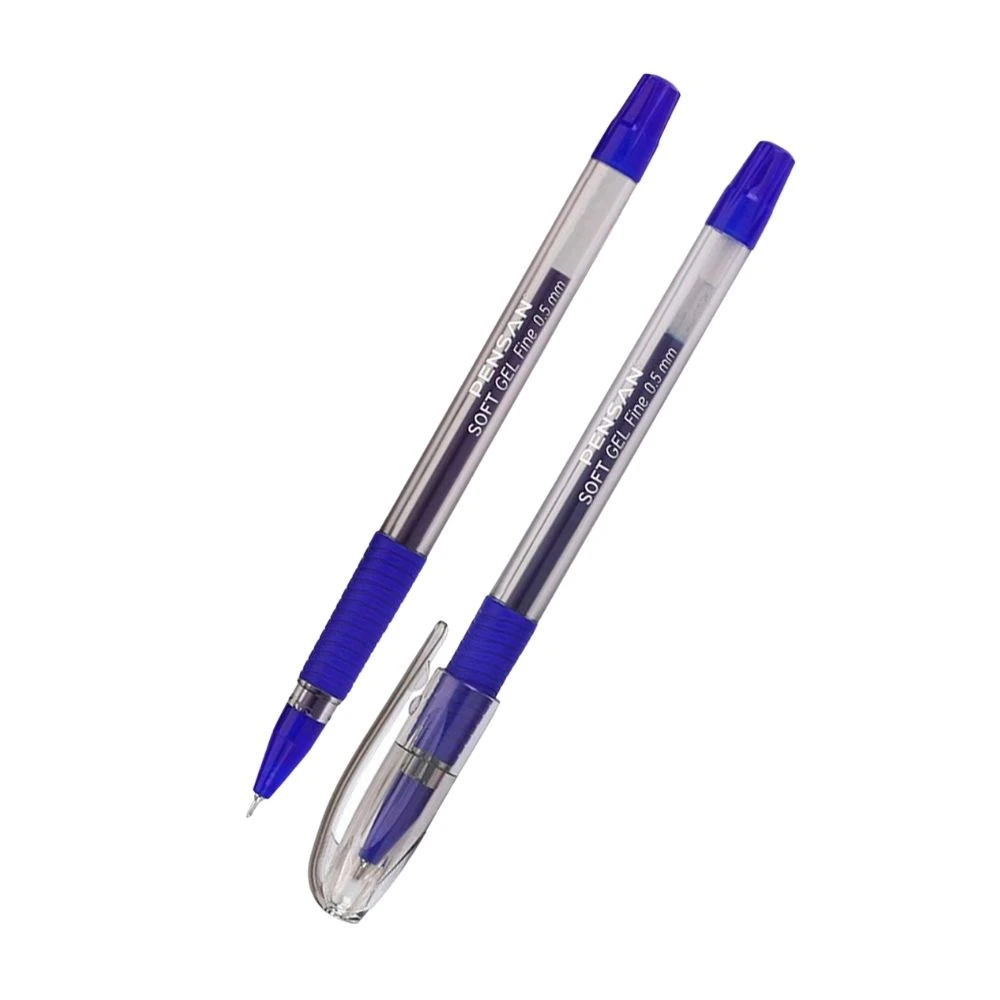 Pensan Tükenmez Kalem Soft Gel Fine 0.5 mm Mavi