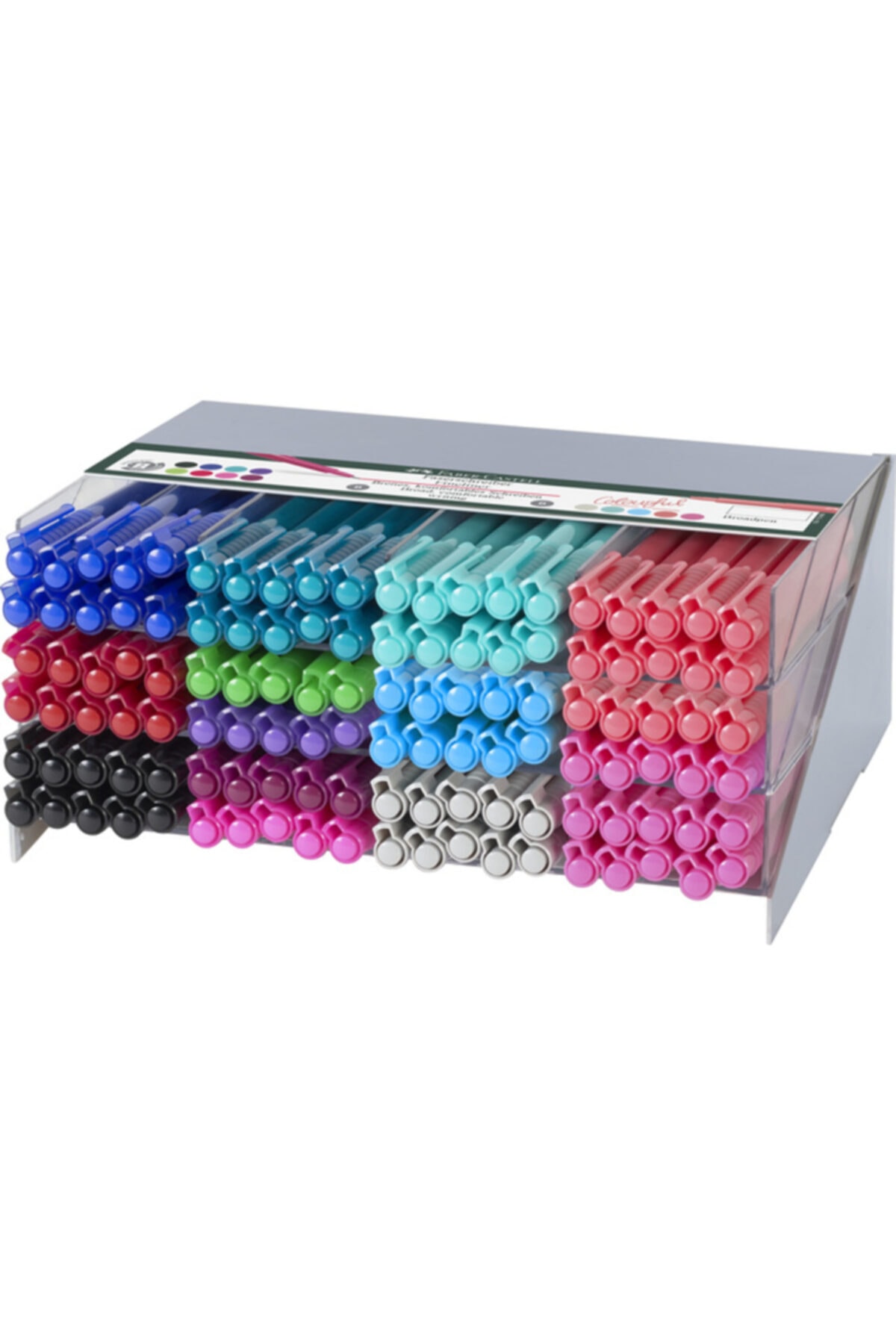 Faber-Castell Keçeli Kalem Broadpen 1554 120'li Stand