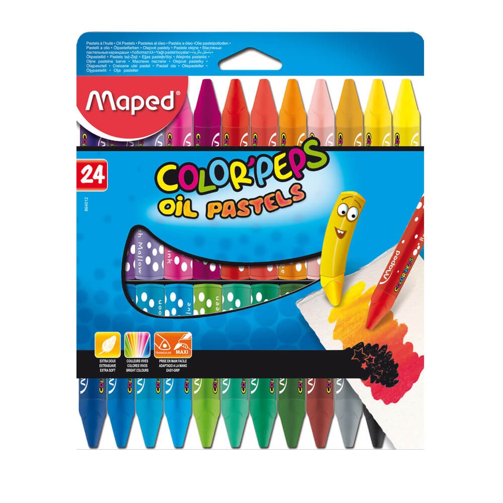 Maped Yağlı Pastel Boya Color Peps 24'lü