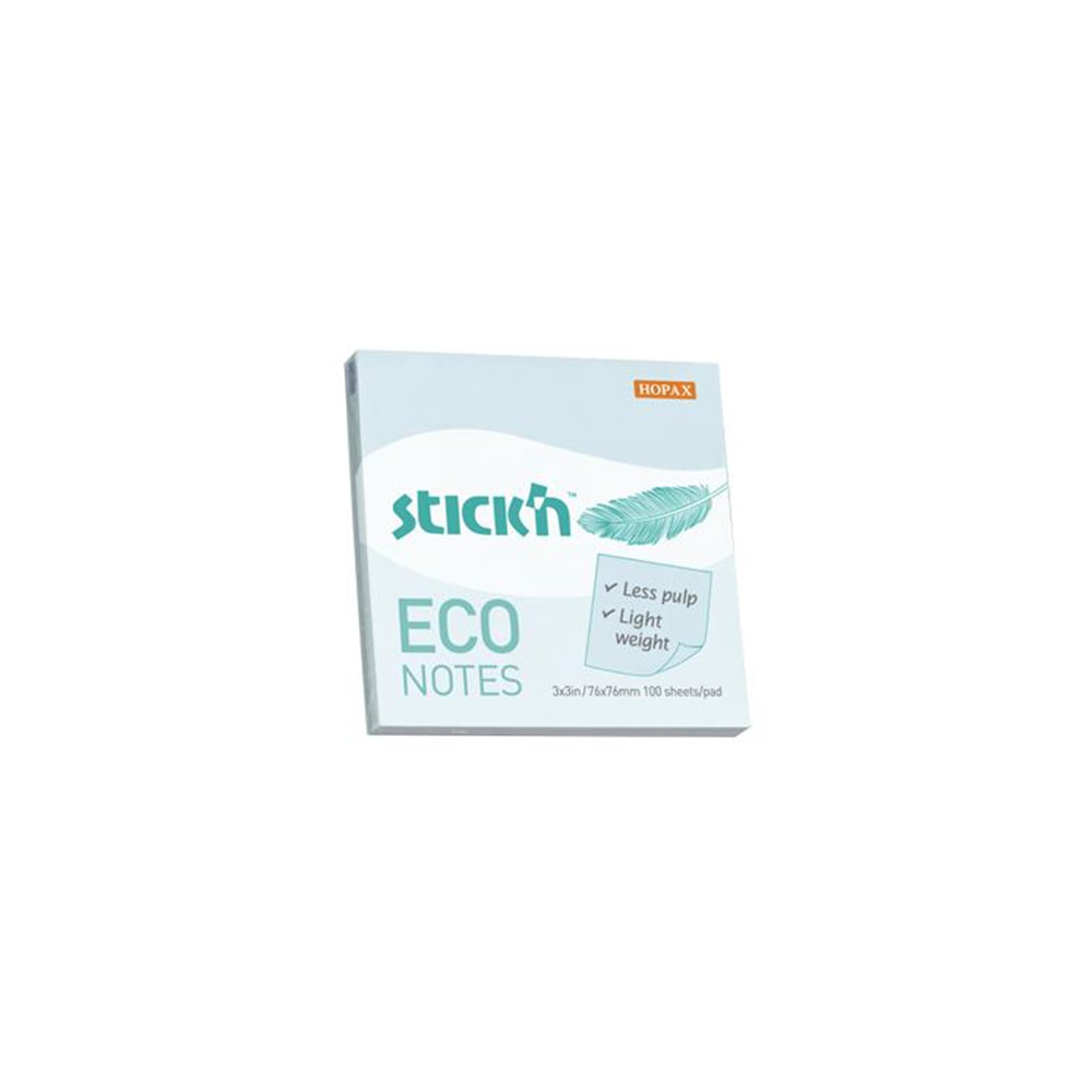 Gıpta Stickn 76x76 mm Eco Notes Pastel Mavi 100 Yaprak