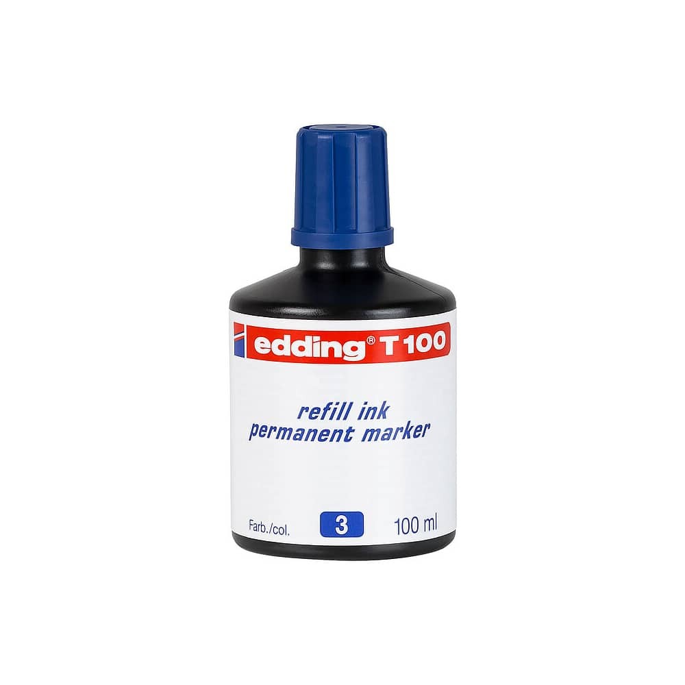 Edding Permanent Markör Mürekkebi 100 ml Mavi