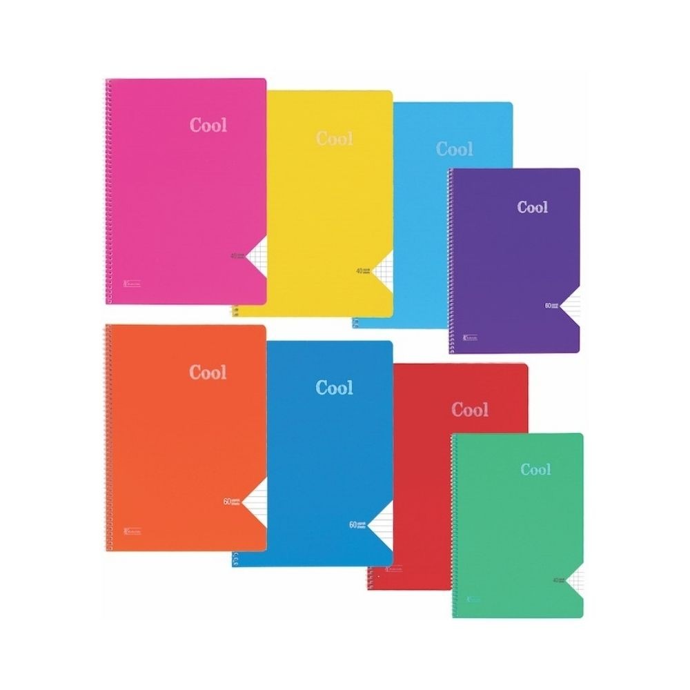 Keskin Color Defter Pp Kapak Spiralli Cool A5 96 Yaprak Çizgili