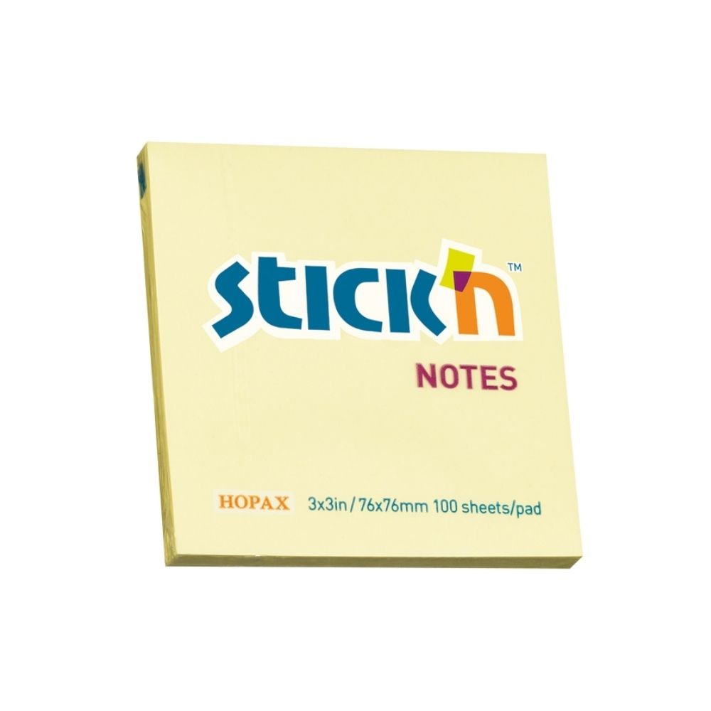 Gıpta Stickn Pastel Sarı 76x76 100 Yaprak
