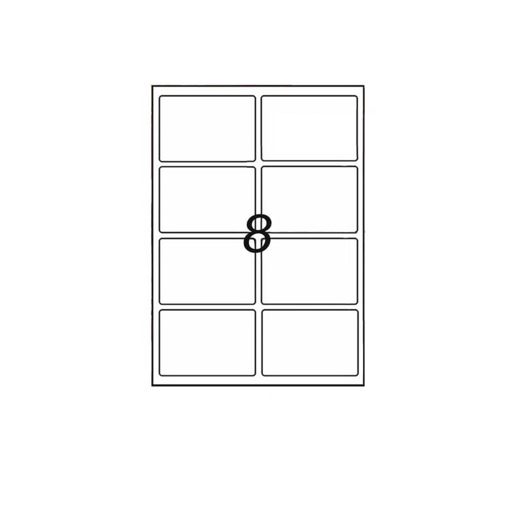 Tanex Laser Etiket 95,5x65,5 mm TW-2308