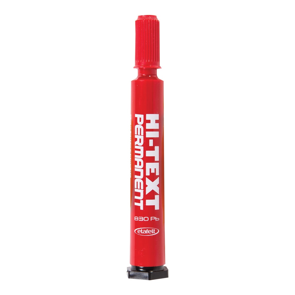 Hi-Text Permanent Markör 830PB Yuvarlak Uç Kırmızı