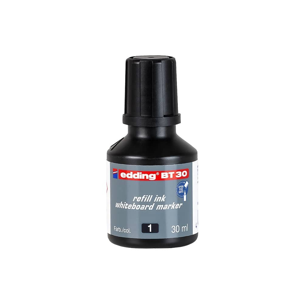 Edding Beyaz Tahta Kalemi Yedek Mürekkebi 30 ml Siyah