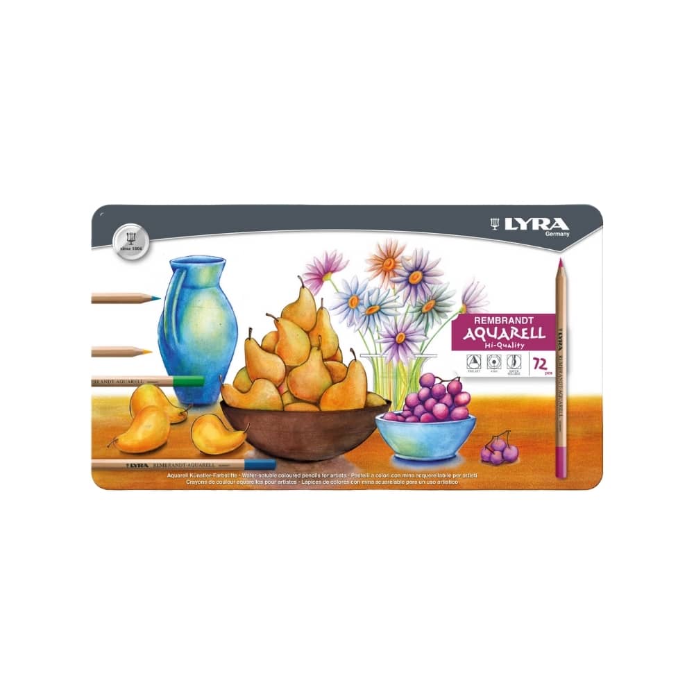 Lyra Kuru Sulu Boya Rembrandt Acquarell Metal Kutu 72'li