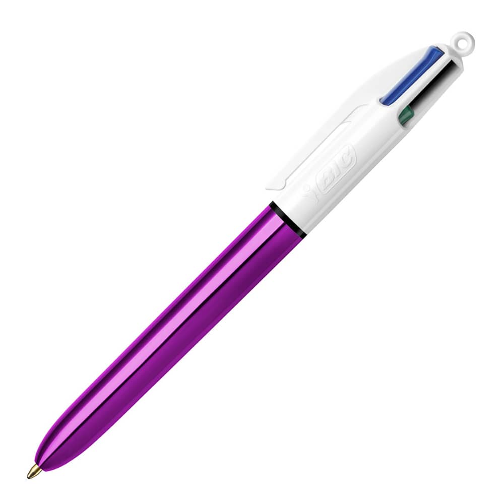 Bic Tükenmez Kalem 4 Colours Shine Mor Gövde