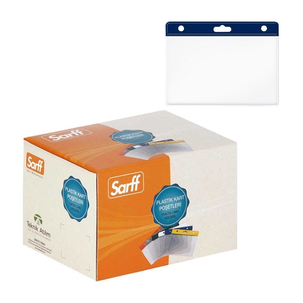Sarff Kart Poşeti PVC Lacivert 7.5x9.5 cm 100 adet