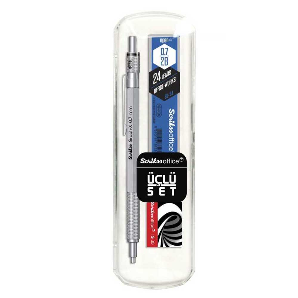 Scrikss Versatil Uçlu Kalem Graph-x 0.7 mm 3'lü