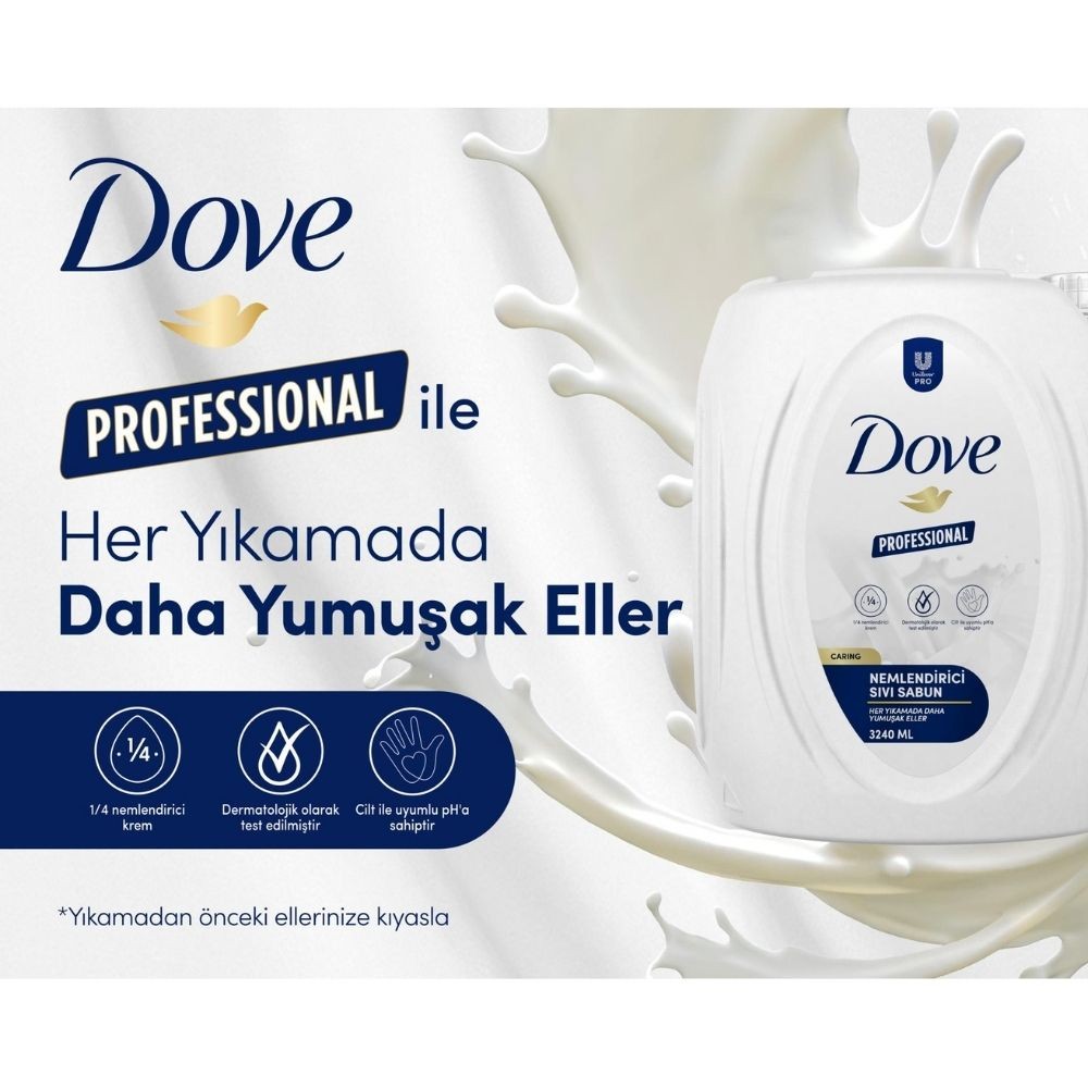 Dove Professional Nemlendirici Sıvı Sabun 3,24 lt