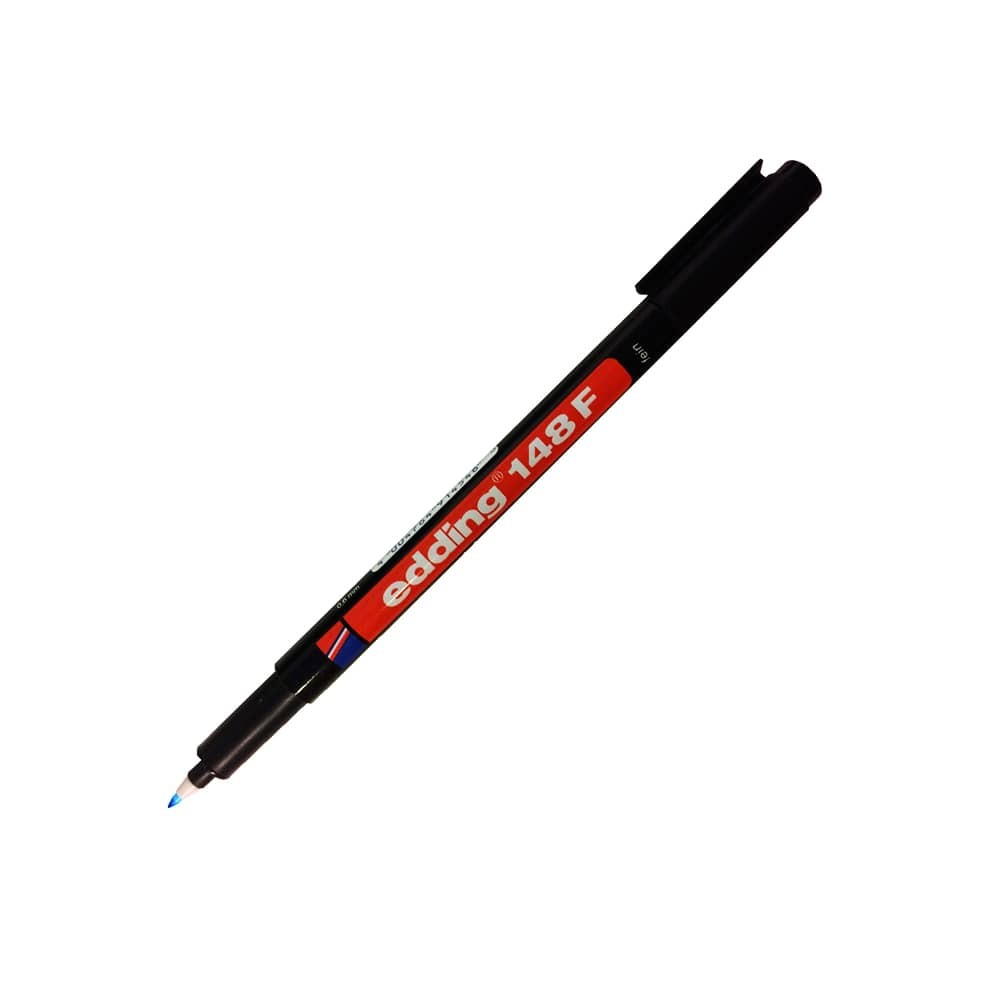 Edding Asetat Kalemi Silgili Yuvarlak Uç 0.6 mm Mavi