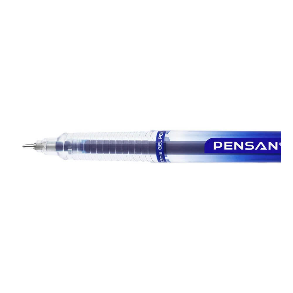 Pensan Tükenmez Kalem My-King Gel İğne Uç 0.5 mm Metal Klips Mavi