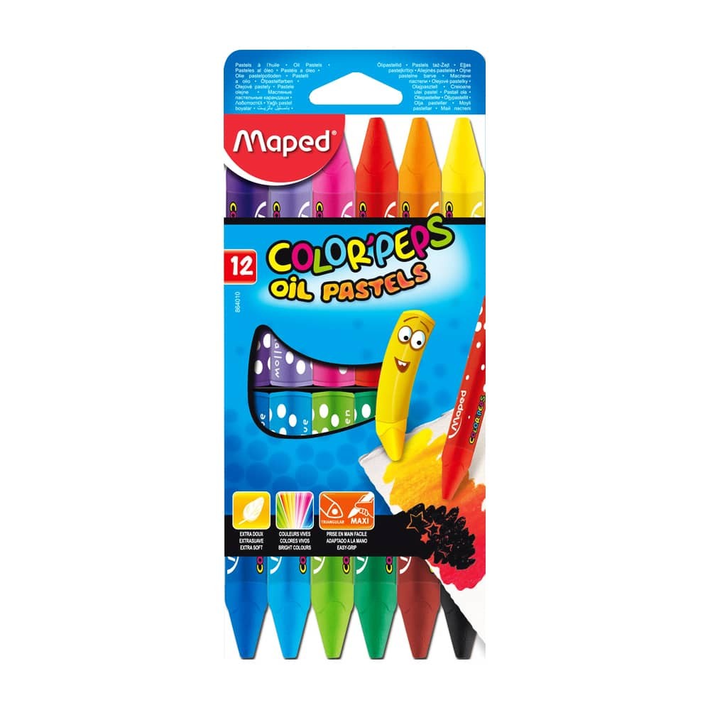 Maped Yağlı Pastel Boya Color Peps 12'li