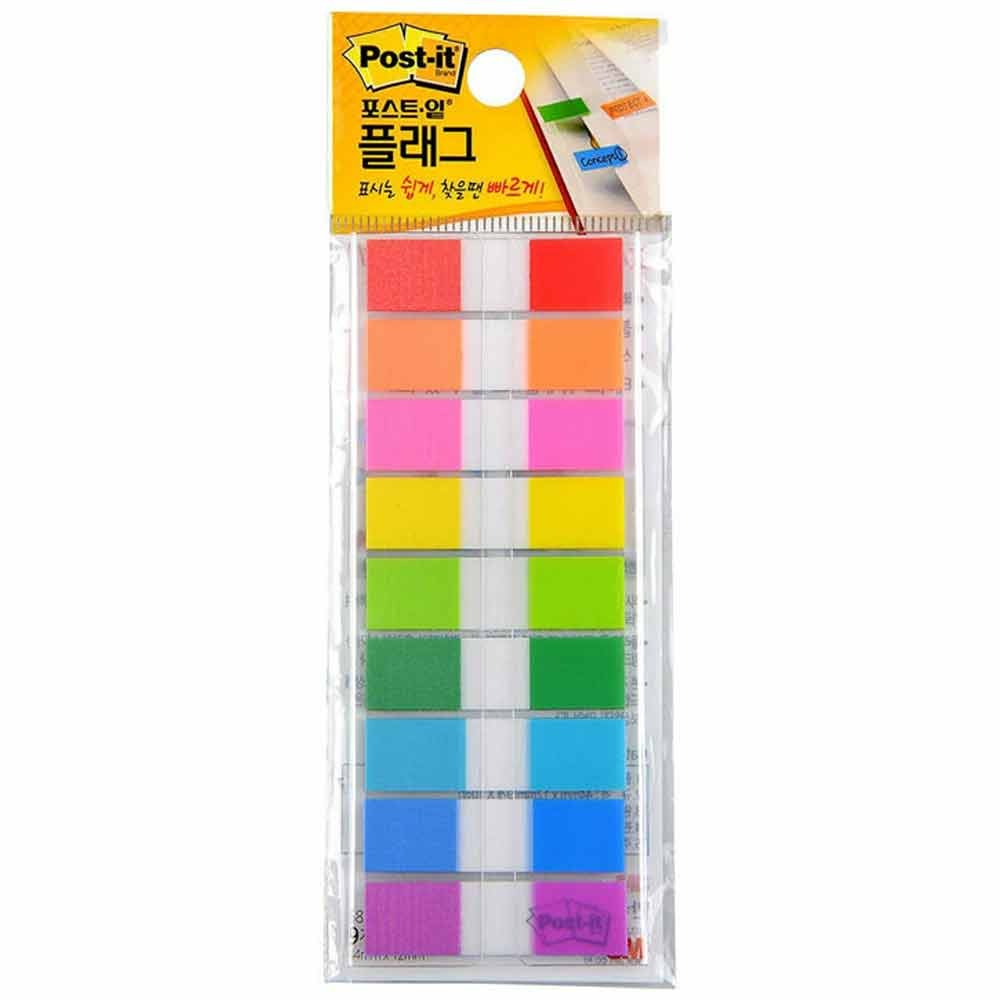 Post-it Yapışkanlı Ayraç Index 12x44 mm 9 Renk 10 Yaprak