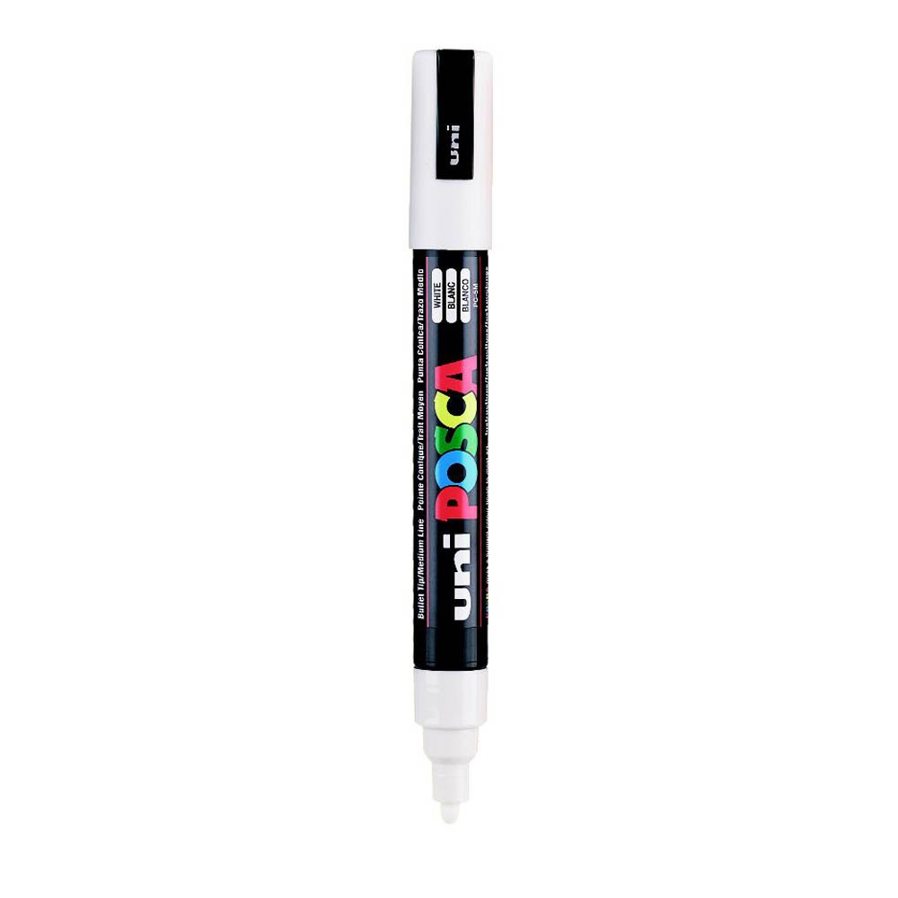 Uni-Ball Poster Markörü Renkli Posca 1.8-2.5 mm Beyaz