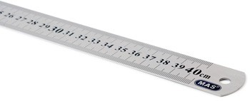 Mas Cetvel 40 cm Paslanmaz Çelik