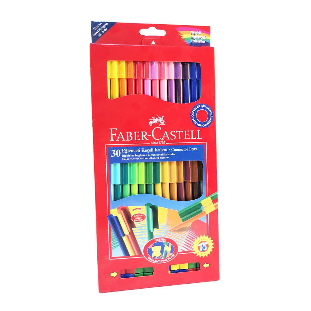 Faber-Castell Keçeli Boya Kalemi Eğlenceli 30'lu