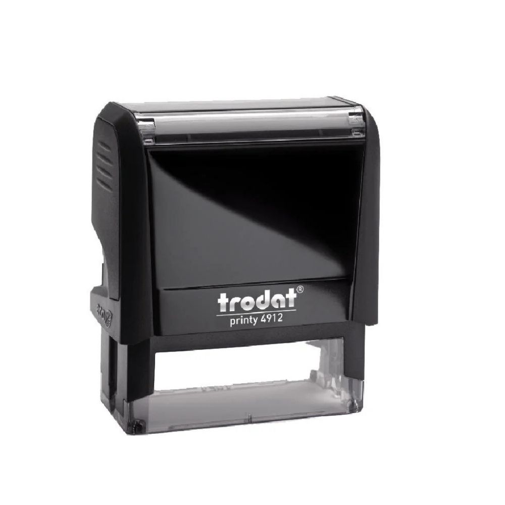 Trodat Otomatik Kaşe 47x18 mm – Siyah Keçe