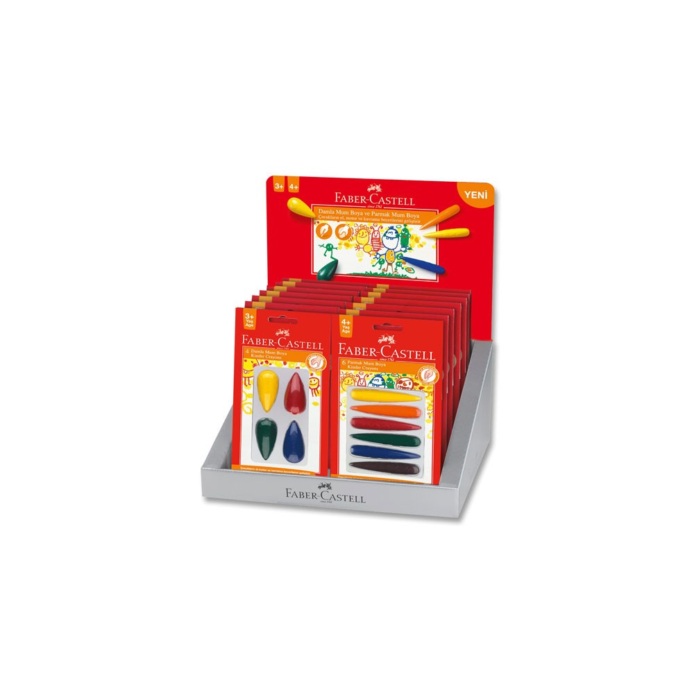 Faber-Castell Mum Boya Damla Parmak Stand