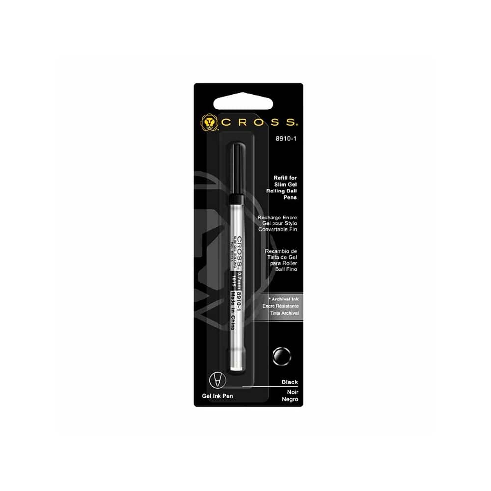 Cross Roller Kalem İnce Jel Refilli 8910-1 Siyah