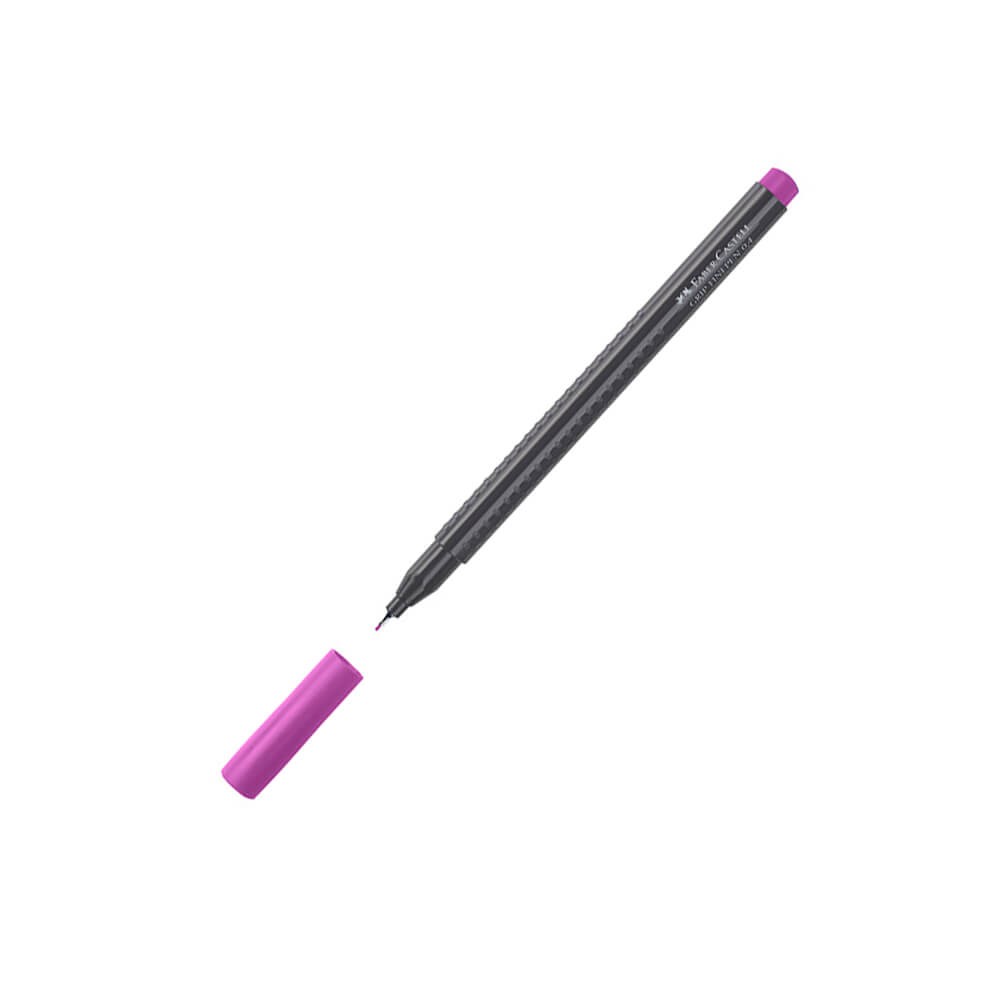 Faber-Castell Keçeli Kalem Finepen Grip 0.4 mm Pembe