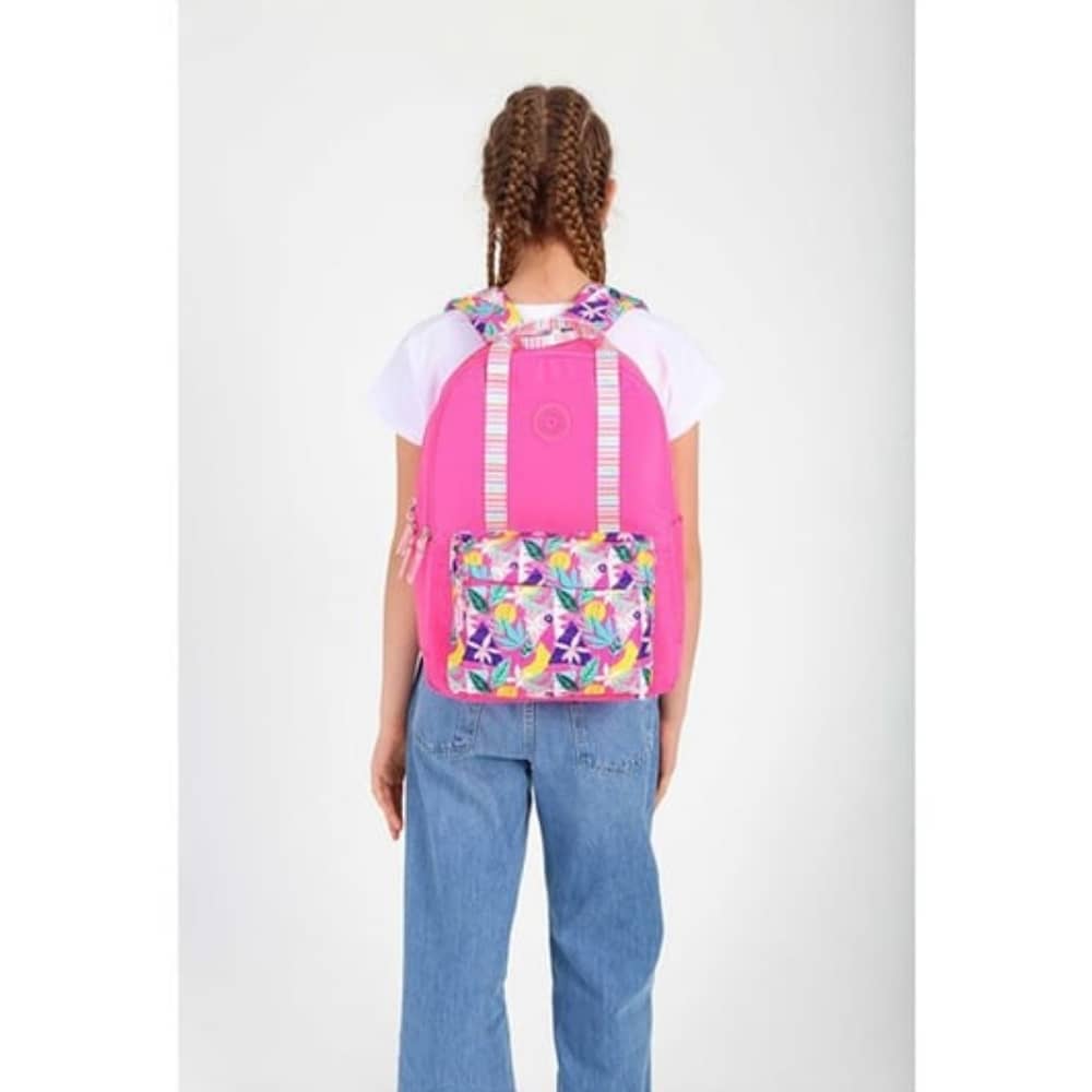 Kaukko Sırt Çantası Double Stripe Pink