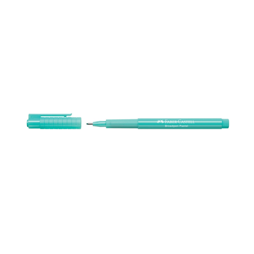 Faber-Castell Keçeli Kalem Broadpen 1554 Pastel Turkuaz