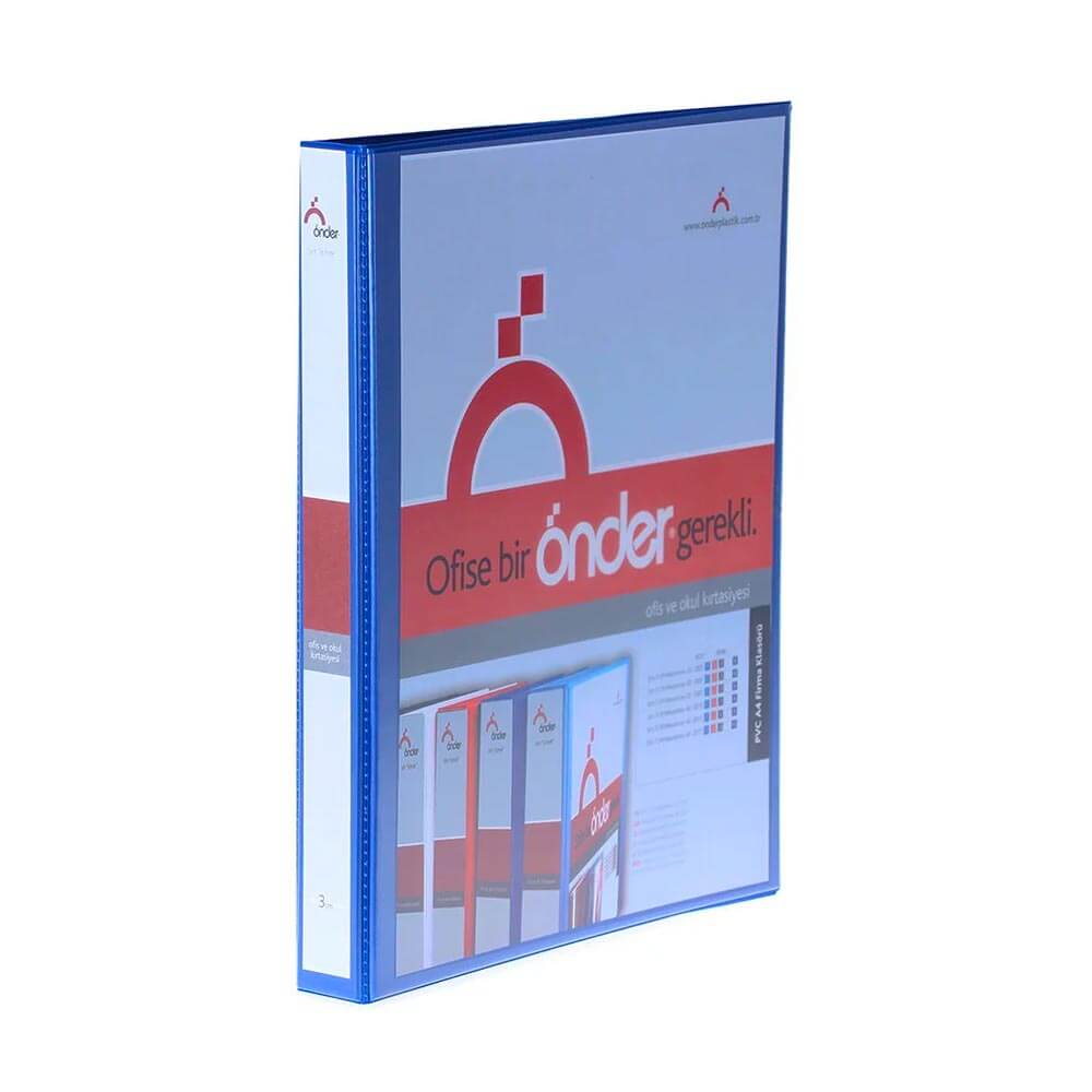 Önder Firma Klasörü A4 Sırt 7 cm 2D Mekanizma Lacivert