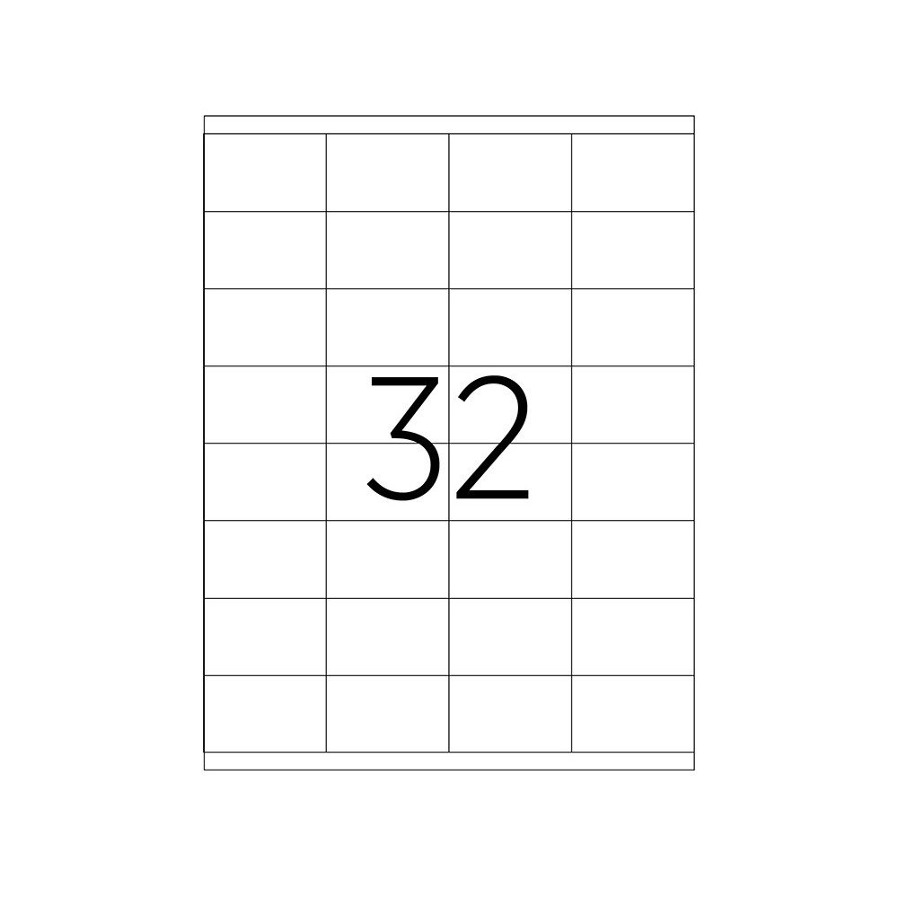Tanex Laser Etiket 52,5x35 mm TW-2032