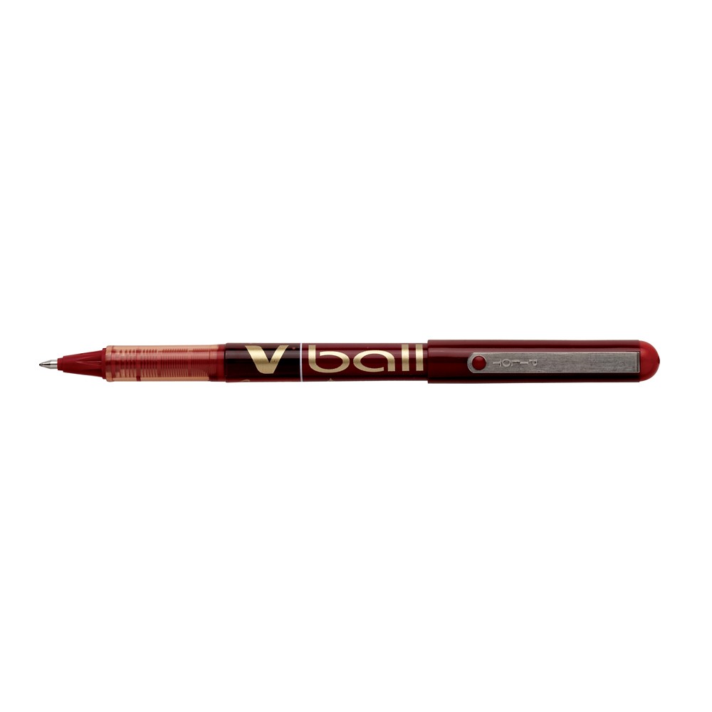 Pilot Roller Kalem V Ball Yuvarlak Uç 0.7 mm Kırmızı
