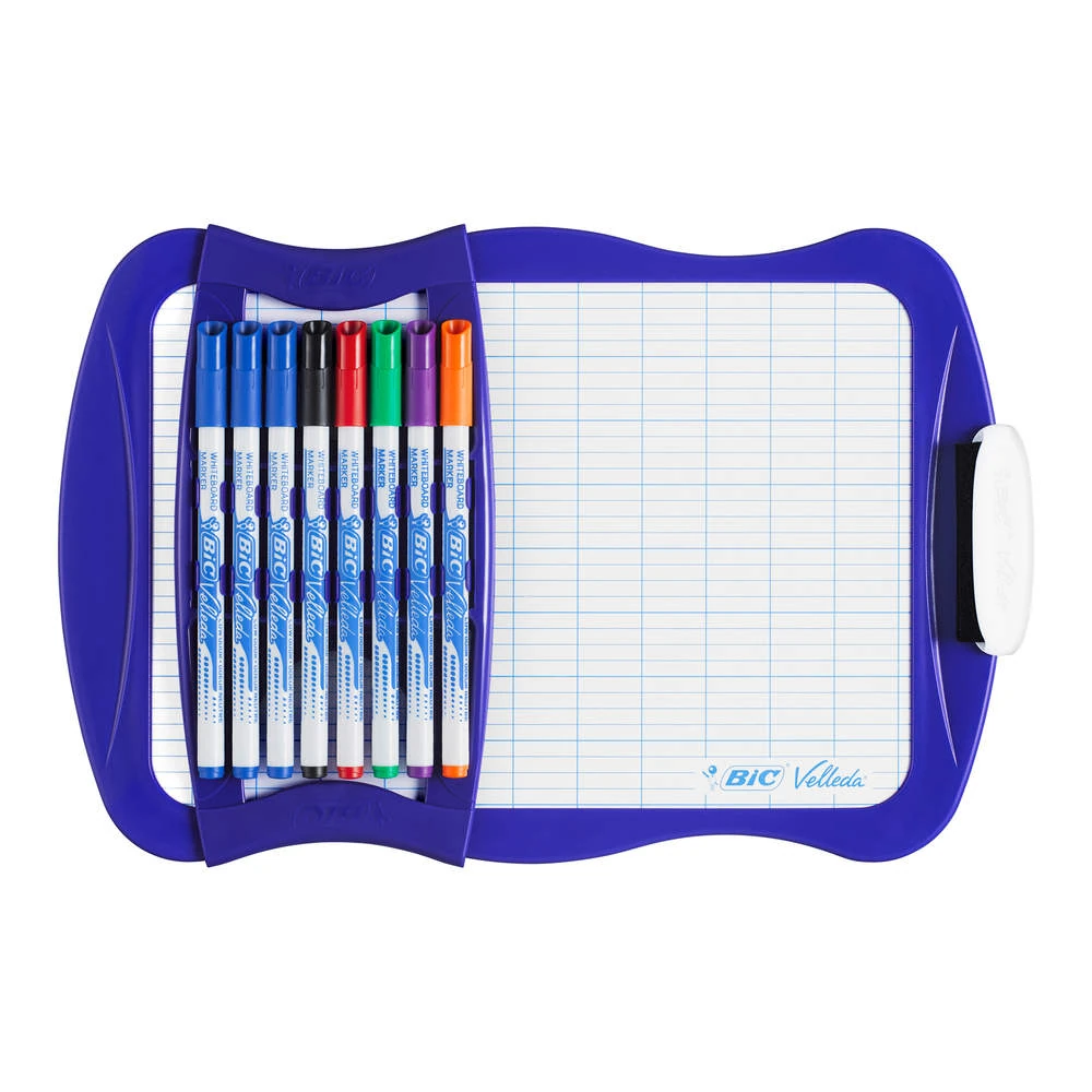 Bic Mini Çocuk Beyaz Tahta Seti 8 Adet Kalem + Silgi