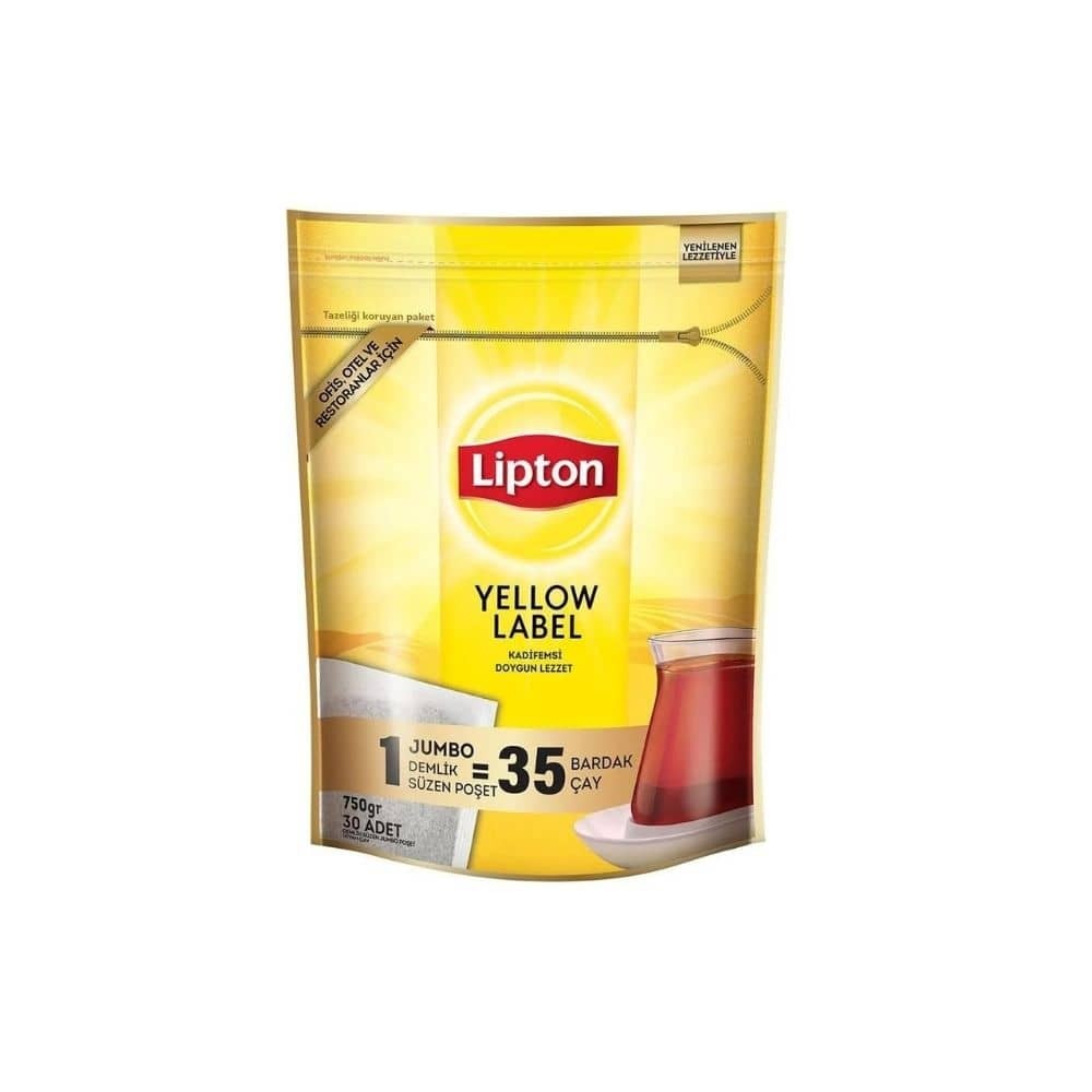 Lipton Yellow Label Jumbo Demlik Çay 25 gr 30'lu