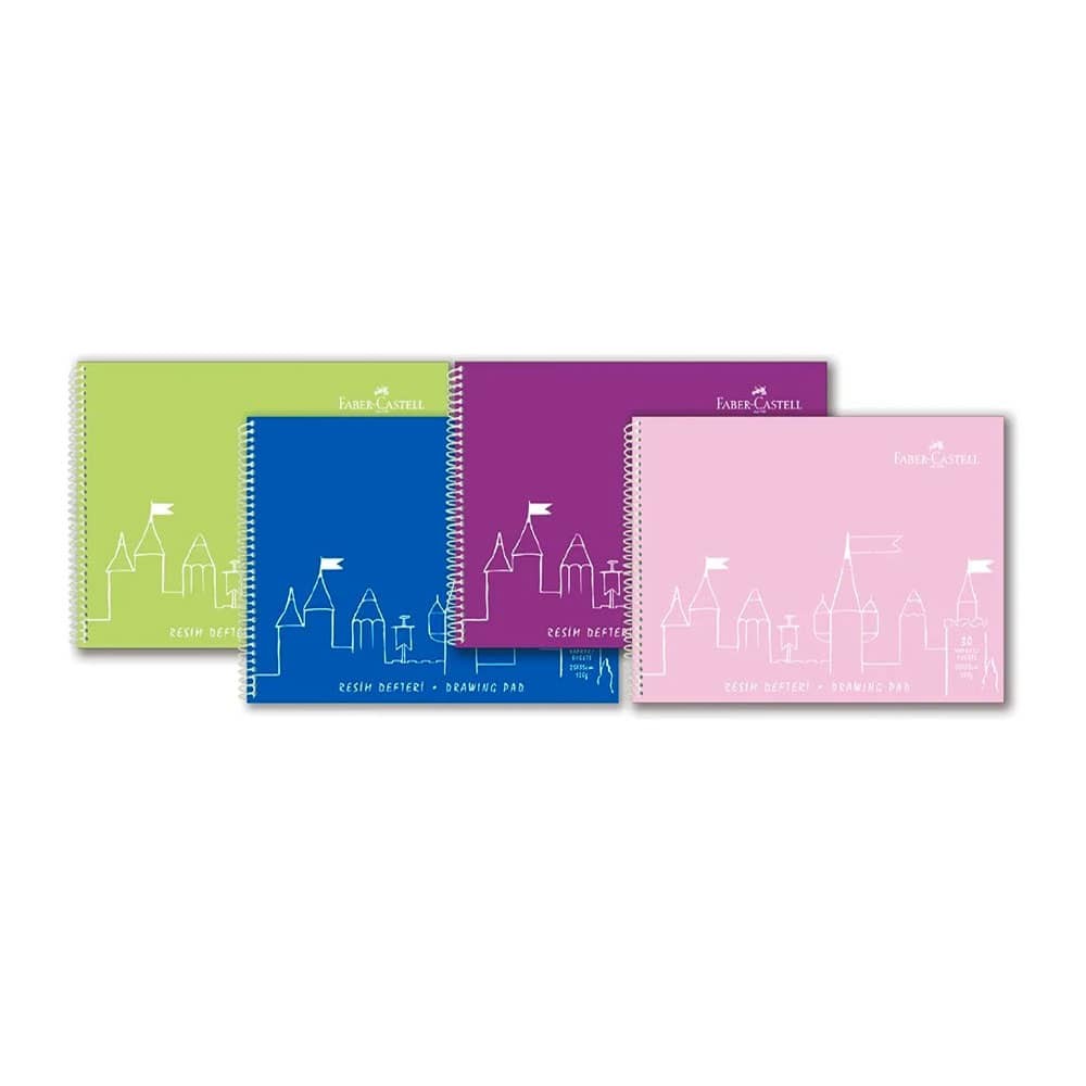 Faber-Castell Resim Defteri Pp Kapak 120 gr 25x35 cm 30 Yaprak