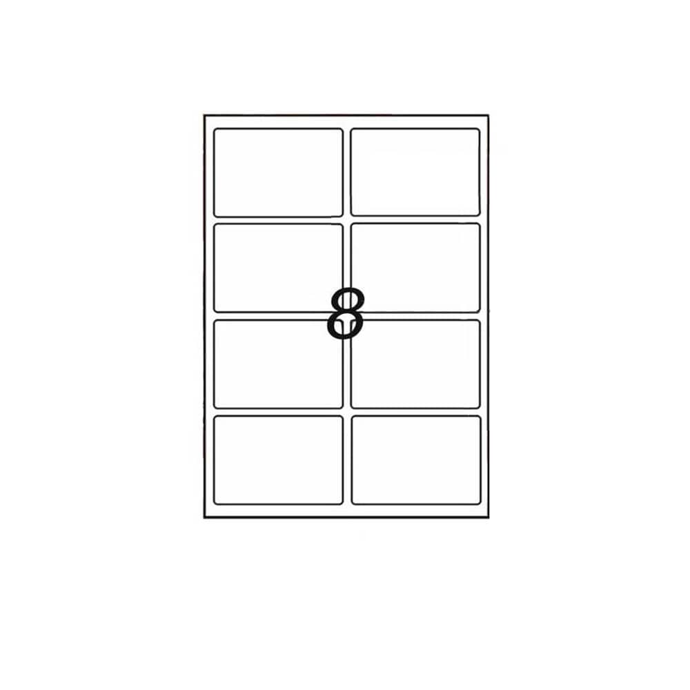 Tanex Laser Etiket 95,5x65,5 mm TW-2308