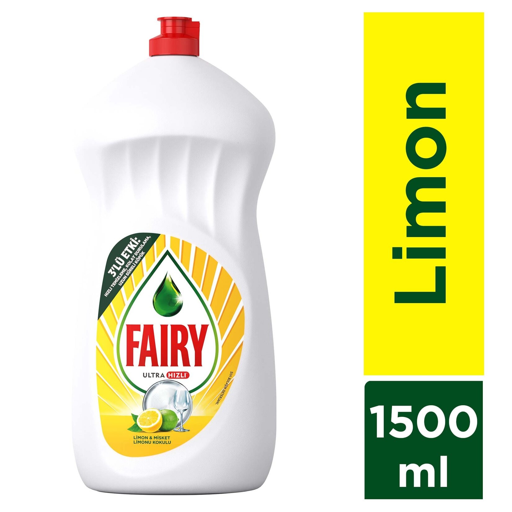 FAIRY BULAŞIK DETERJANI LİMON 1500 ML