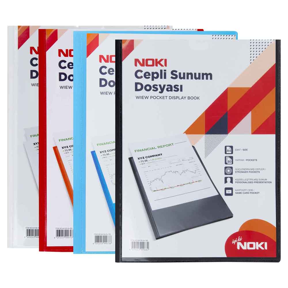 Noki Sunum Dosyası 80 Yaprak Prime Mavi