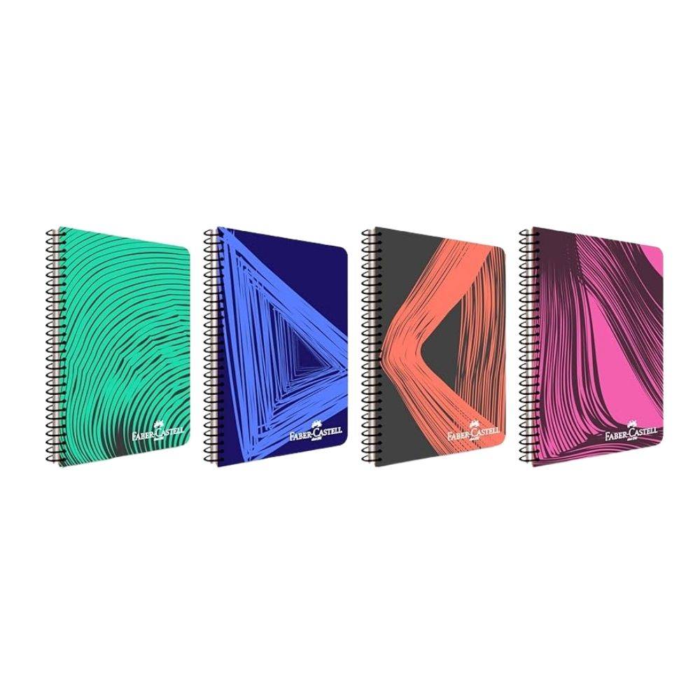 Faber-Castell Defter Waves Spiralli 100 Yaprak Çizgili