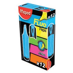 Maped Fosforlu Kalem Fluo Peps Mono Mavi