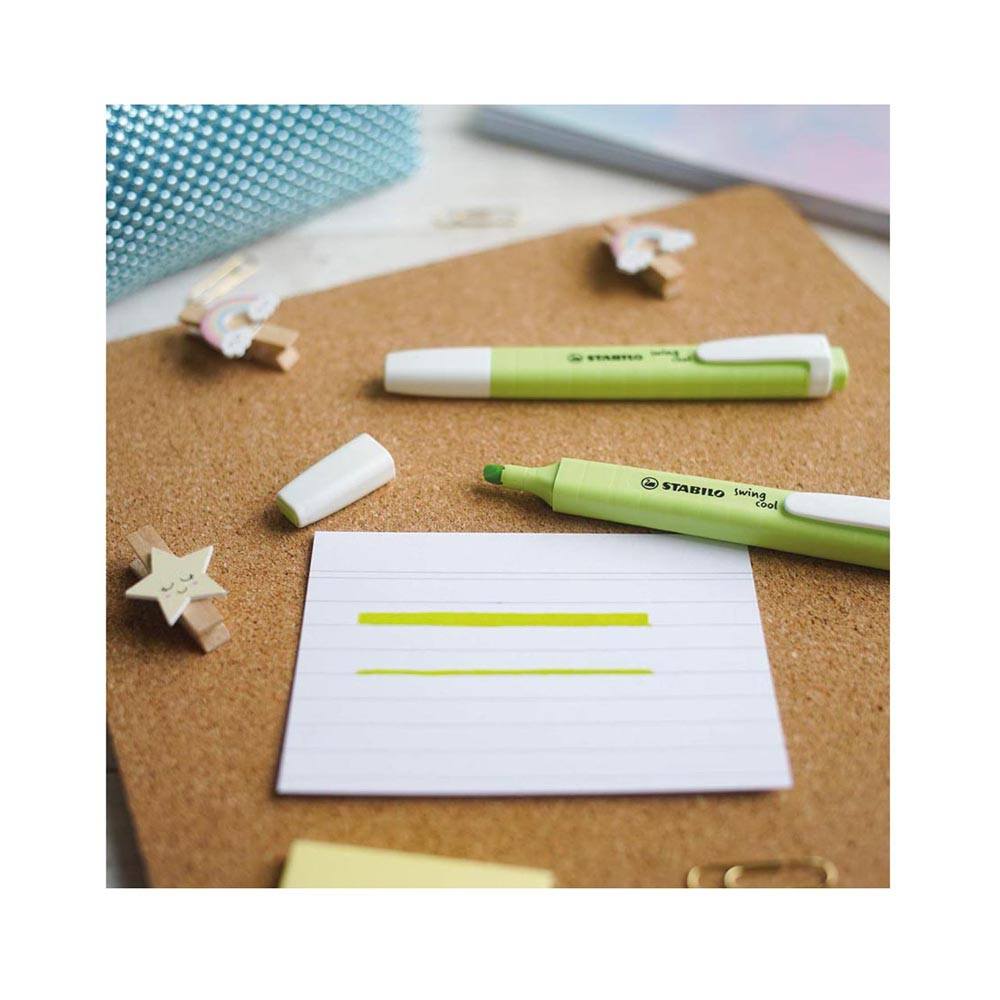 Stabilo Swing Cool Fosforlu Kalem Pastel Açık Yeşil 275-133-8