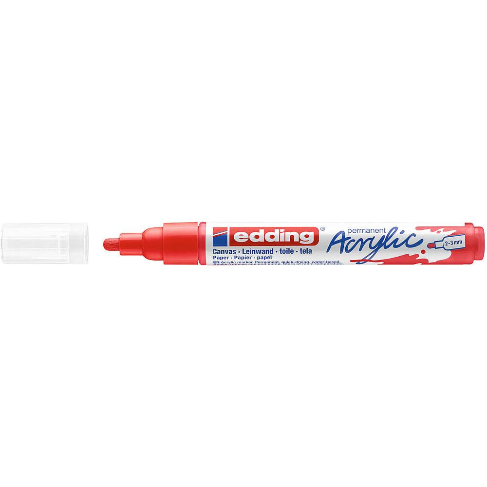 Edding 5100 Akrilik Markör Orta Uçlu Trafik Kırmızı