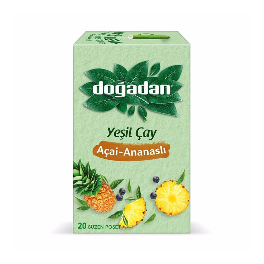 Doğadan Yeşil Çay Acai Ananaslı 20'li
