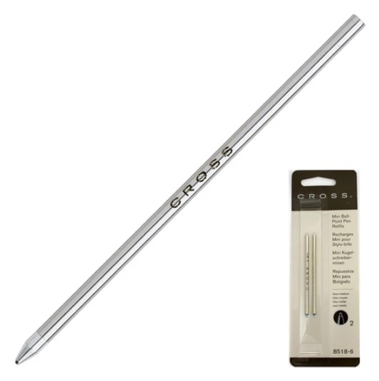 Cross Micro Pen Refil 2'li 8518-6 Mavi